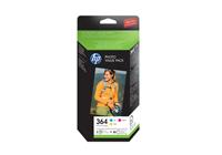 HP 364 serie foto value pack, 85 vel/10 x 15 cm