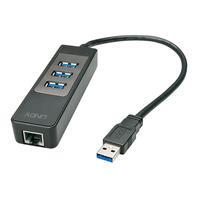 Lindy Usb 3.1 Hub/Gigabit Ether. Adapter