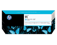 HP C9470A nr. 91 inkt cartridge licht cyaan (origineel)