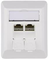 J00023A0204 - RJ45 8(8) Data outlet 6A (IEC) white J00023A0204