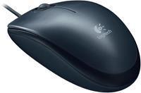 Logitech M100 Maus, grau (Kabelgebunden)