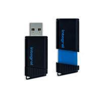 Integral Pulse USB 2.0 stick, 16 GB, zwart/blauw