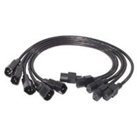 APC AP9890 Stromkabel-Set (5 Stück), C13 auf C14, 0,6 m