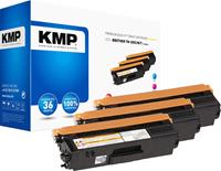 KMP Toner multipack vervangt Brother TN-325C, TN-325M, TN-325Y, TN325C, TN325M, TN325Y Compatibel Cyaan, Magenta, Geel 3500 bladzijden B-T38 CMY