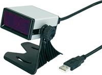riotec Renkforce USB-Kit Barcode-Scanner Kabelgebunden 1D Laser Silber, Schwarz Desktop-Scanner (St