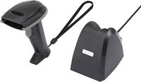 riotec Renkforce Barcode-Scanner Funk 1D LED Schwarz Hand-Scanner USB