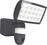 Lutec Peri Cam - Led buitenwandlamp met camera en sensor