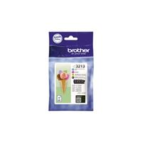 brother Inktcartridge  LC-3213 zwart + 3 kleuren