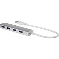 renkforce 4 Port USB 3.0-Hub Aluminium