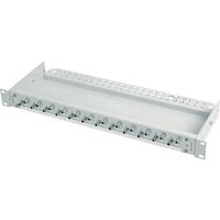 Telegärtner LWL-Patchpanel 12 Port ST 1 HE