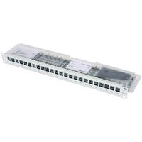 Telegärtner J02023A0040 - 19 inch rack 1U gray including 24xAMJ-S Cat6A, J02023A0040