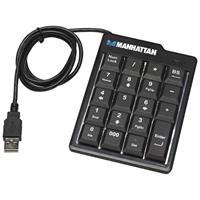 manhattan USB Nummernblock Schwarz