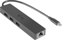 iTEC USB C Slim HUB 3 Port Giga Lan