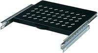 Digitus Professional DN-19 TRAY-2-600-SW 19 inch Patchkast-apparaatbodem 1 HE Uittrekbaar Geschikt voor kastdiepte: 600 mm Zwart