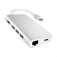 Satechi ST-TCMAS - Type-C Aluminum Multi-Port Adapter (ST-TCMAS)