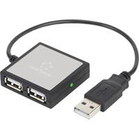 Renkforce 4 poorten USB 2.0 hub Zilver