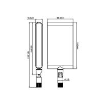 delock WLAN IEEE 802.11 ac/a/h/b/g/n Antenne met SMA-RP (m) connector - 7,5 - 10 dBi