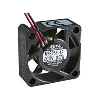 Axiaalventilator 12 V/DC 4.2 mÂ³/h (l x b x h) 25 x 25 x 10 mm SEPA MFB25F12-BLI