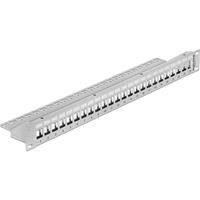 delock 19? Keystone Patchpanel 24 Port grau - 