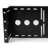 StarTech .com Universele VESA LCD Monitor Montagebeugel voor 19 inch Serverrack of Serverkast. Soort: Montagebeugel, Kleur van het product: Zwart, Materiaal behuizing: Staal. Breedte: 842 mm, Diepte: 