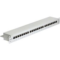 Delock 19? Patchpanel 24 Port Cat.6 grau - Delock