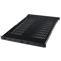 StarTech .com Vaste Plank Serverrack Verstelbare Diepte. Soort: Verstelbare plank, Kleur van het product: Zwart, Maximale gewichtscapaciteit: 80 kg. Breedte: 445 mm, Diepte: 700 mm, Hoogte: 40 mm. Bre