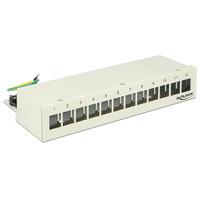 delock Keystone Desktop Patch Panel 12 Port