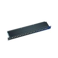 Advancedcabletechnology Patchpanel 24p stp c5e+cover - 