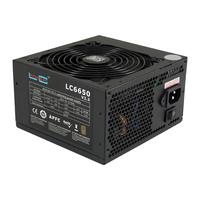 LC-Power 650 W, ATX V2.3, 120mm, 20+4-Pin, 4+4-Pin, 2x PCI-E 6+2-pin, 5x SATA, (LC6650 V2.3)