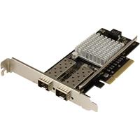 StarTech.com 2 Port 10G LWL Netzwerkkarte mit offenem SFP+ - PCIe, Intel Chip