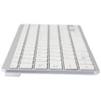 r-gotools Compact USB Tastatur Belgisch, AZERTY Schwarz Ergonomisch