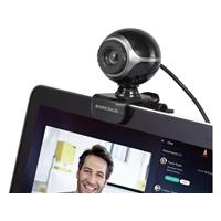Webcam 640 x 480 pix Basetech Classic BS-WC-01 Klemhouder, Standvoet