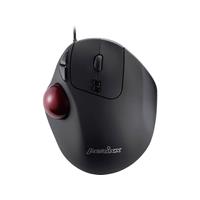 perixx PERIMICE-517 D USB Trackball Laser Ergonomisch, Integrierter Trackball Schwarz