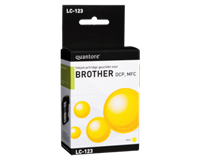 quantore Inktcartridge  Brother LC-123 geel