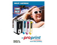 quantore Inktcartridge  HP CN055AE 933XL rood