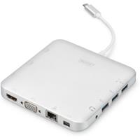 DIGITUS Universal Docking Station, USB Type-C, silber