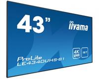 Iiyama Digital Signage ProLite LE4340UHS-B1 LED-Display 107,9 cm (42,5") schwarzmatt
