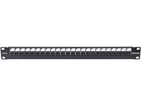 Intellinet 19 AbschlieÃbares 24Port Cat6 Patchpanel ungeschirmt UTP 1 HE Netwerk-patchpanel 24 poorten CAT 6 1 HE