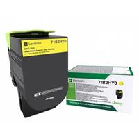 lexmark 71B2HY0 toner cartridge geel hoge capaciteit (origineel)