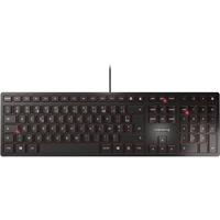 CHERRY KC6000 Slim USB Tastatur Französisch, AZERTY Schwarz