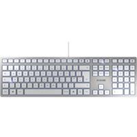 CHERRY KC6000 Slim USB Tastatur Englisch, QWERTY Silber