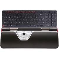 Contourdesign Contour Design RollerMouse Red Plus Draadloze muis Ergonomisch, Polssteun, GeÃ¯ntegreerd scrollwiel Zwart/zilver