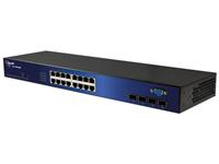 allnet 19 Zoll Netzwerk-Switch 16 + 4 Port 1.000MBit/s