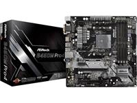 ASrock B450M-Pro4 Mainboard Sockel AMD AM4 Formfaktor Micro-ATX Mainboard-Chipsatz AMD B450