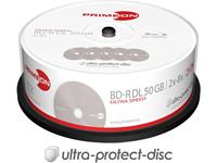 Primeon 2761318 Blu-ray BD-R DL disc 50 GB 25 stuks Spindel Antikras-coating