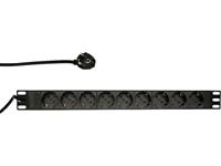PDU9C03 LogiLink - 9 AC outlet(s) - Type F - 230 V - 50 - 60 Hz - 16 A - 3500 W