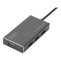 DIGITUS USB 3.0 Hub Super Speed, 4-Port, mit Netzteil