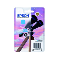 Epson Original 502XL Fernglas Druckerpatrone cyan 470 Seiten6,4ml (C13T02W24010)