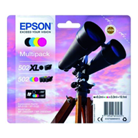 epson Inktcartridge  502XL 502 T02W9 502XL zwart + 3 kleuren