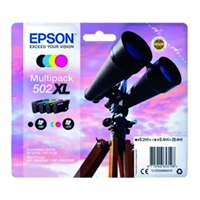 Inktcartridge Epson 502XL T02W6 zwart + 3 kleuren HC